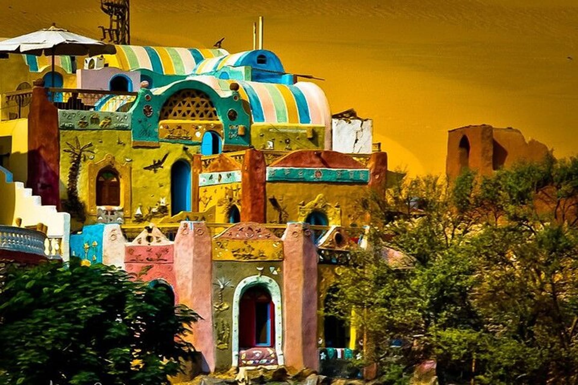 Day Tour : Abu Simbel Temples & Nubian Village